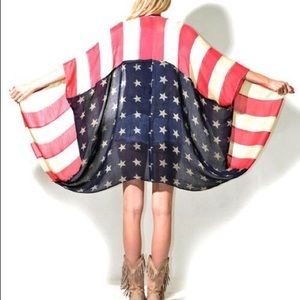 American flag Kimono